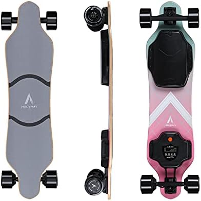 Electric Skateboard Electric Longboard with Remote Control Electric Skateboard,900W Hub-Motor ,25 MPH Top Speed，16 Miles Range,3 Speed Adjustment，Max Load 220 Lbs,12 Months Warranty