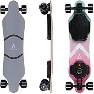 Electric Skateboard Electric Longboard with Remote Control Electric Skateboard,900W Hub-Motor ,25 MPH Top Speed,16 Miles Range,3 Speed Adjustment,Max Load 220 Lbs,12 Months Warranty