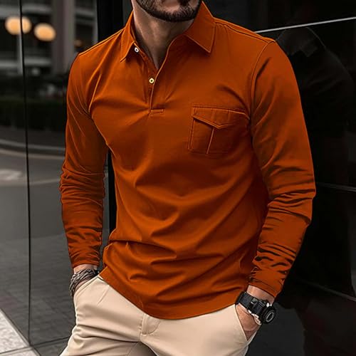Polo para hombre manga larga cuello con botones miniatura 4