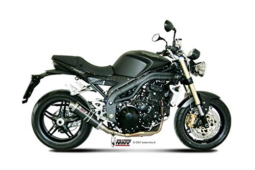 Mivv SLIP-ON GP CARBON LOWER T.008.L2S Terminale Scarico MIVV GP Carbonio Basso per Speed Triple 2007 07