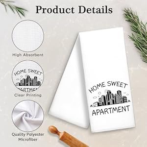 Dyjybmyhomesweetapartmentfunnykitchentowels100cottonhighlyabsorbentkitchendecortowelneighborgiftshousewarminggiftsforfriend Urban Country Home Decor Dyjybmy home sweet apartment funny kitchen towels 100 cotton highly absorbentkitchen decor towel neighbor gifts housewarming gifts for friend urban country home decor