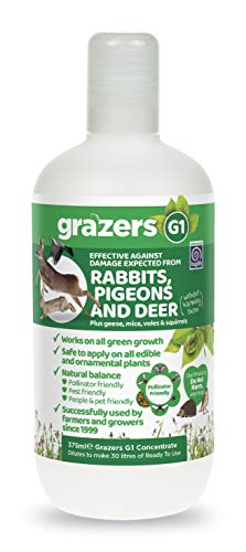 Grazers G1 Concentrate 750ml Effective against Damage from RABBITS, Pigeon, Deer Etc (Treats Up To 2000m2)