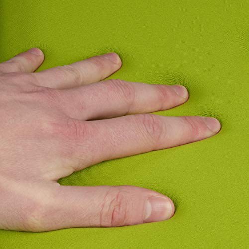 Relaxdays Kniekissen Garten Arbeit, Kniehilfe, schonendes Polster, universal, Griff, weiche Kniematte, Polyester, grün, 5 x 44 x 27.5 cm