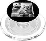Photo Gallery divertente suspense cat vs shark - feline fear kitty cat mamma dad popsockets popgrip per magsafe Photo Gallery divertente suspense cat vs shark - feline fear kitty cat mamma dad popsockets popgrip per magsafe