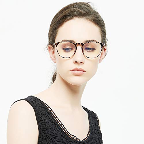 Blue Light Blocking Glasses Women/Men,FDA Approved Anti Eyestrain Computer Gaming Glasses(2Pack)