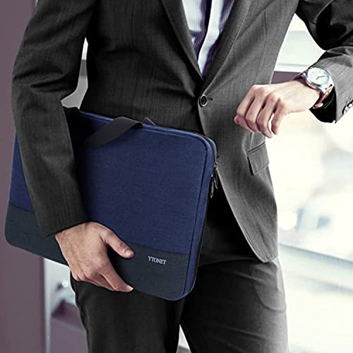 Image of Ytonet 14 Inch Laptop Sleeve, TSA Laptop Case with Handle, Water Resistant Protective Computer Carrying Case, Compatible with MacBook HP Dell Lenovo Asus Notebooks, Gift for Men Women, Dark Blue