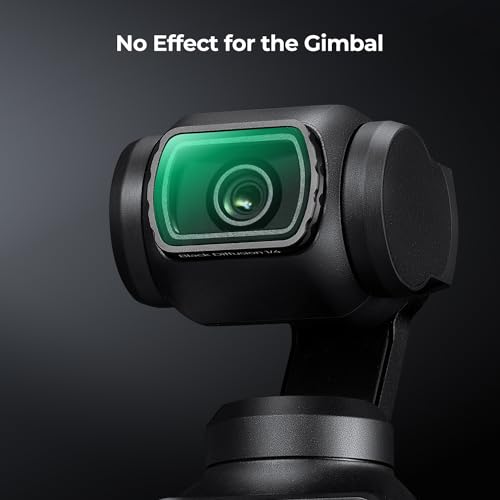 K&F CONCEPT magnetisches Black Mist 1/4 Filter kompatibel mit DJI Osmo Pocket 4 und Pocket 3, Osmo Pocket 4/3 Zubehör (Aluminiumrahmen)
