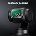K&F Concept Magnetic Black Mist Filter Set Compatible with DJI Osmo Pocket 3 Creator Combo, Black Diffusion 1/4 & 1/2 Effect Lens Filter Kit, Multi-Coated HD Optical Glass, Gimbal Safe