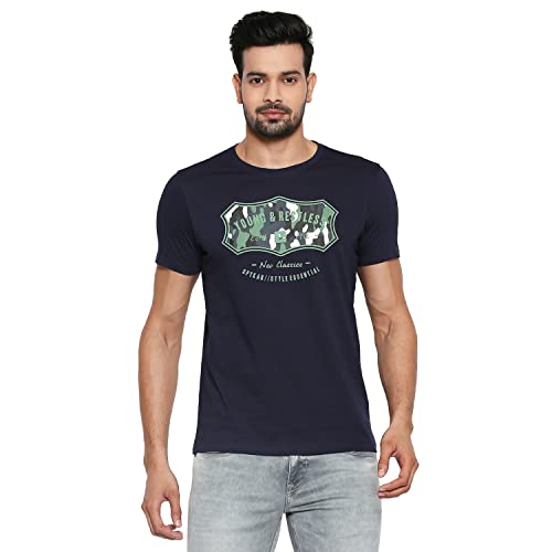 Image of Spykar Men's Slim Fit T-Shirt