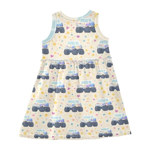 Toddler Girls Dresses Cotton Casual Party Dress Sleeveless Soft Girls Clothes