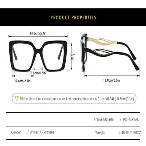 Lunettes rétro léopard de soleil et lumière bleue avec branches creuses ciselées