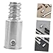 NOLITOY 2pcs Metal Threaded Adapter Tips for Mop and Broom Handles Cleaning Tool Extensions Compatible Threaded Connections Easy to Install and Secure for Various Cleaning Tasks
