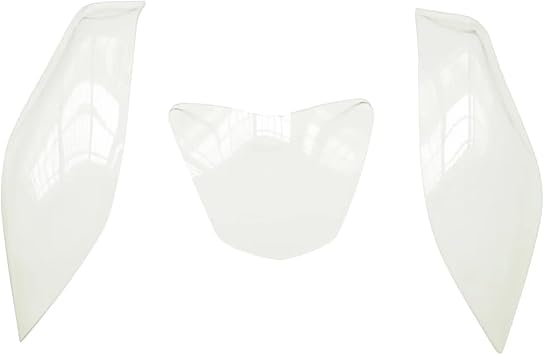 Fit for Aprilia RSV4 2009-2014 3 Pieces Headlight Screen Shield ABS Plastic Motorcycle Front Lamp Lens GuardClear