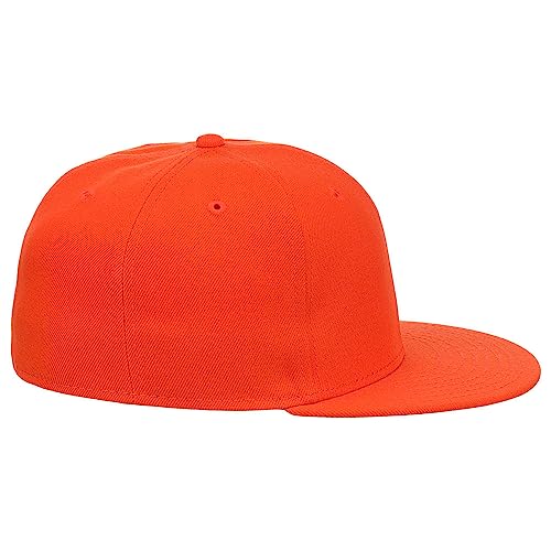 Image of Lids Blank Premium Full Court w /Colored Under Visor Fitted Cap