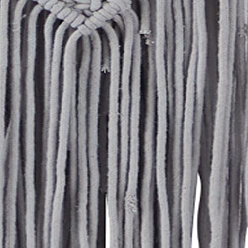 Tapisserie macramé Deco 79 en coton tissé esprit bohème