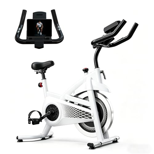 Image of Exercise Bike Stationary Bike Indoor Cycling Bicycle for Home Gym Spinning Bike 300 lbs Weight Capacity Adjustable Seat /Handlebar for Office Cardio Workout