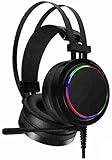 Multi-Plattform-Kompatibilität: EKSA Gaming-Headset funktioniert gut mit allen neuen Xbox One-Controller, PlayStation 4, Nintendo Switch und kompatible Telefon / Tablet-Geräte mit 3,5-mm-Anschluss, Mac, Windows XP, Vista, 7, 8 und 8.1.[Bitte beachten Sie, dass Sie zusätzliche Microsoft-Adapter (nicht enthalten) benötigen, wenn Sie eine alte Version Xbox One-Controller besitzen].