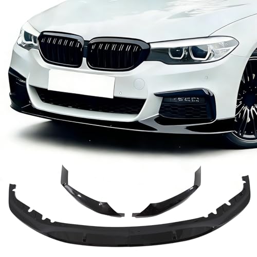 �t�����g�o���p�[ ���b�v�X�v���b�^�[ �X�|�C���[ BMW 5�V���[�Y G30 M Sport M550i 530e 530i 540i 2017-2020�p �O���X�u���b�N