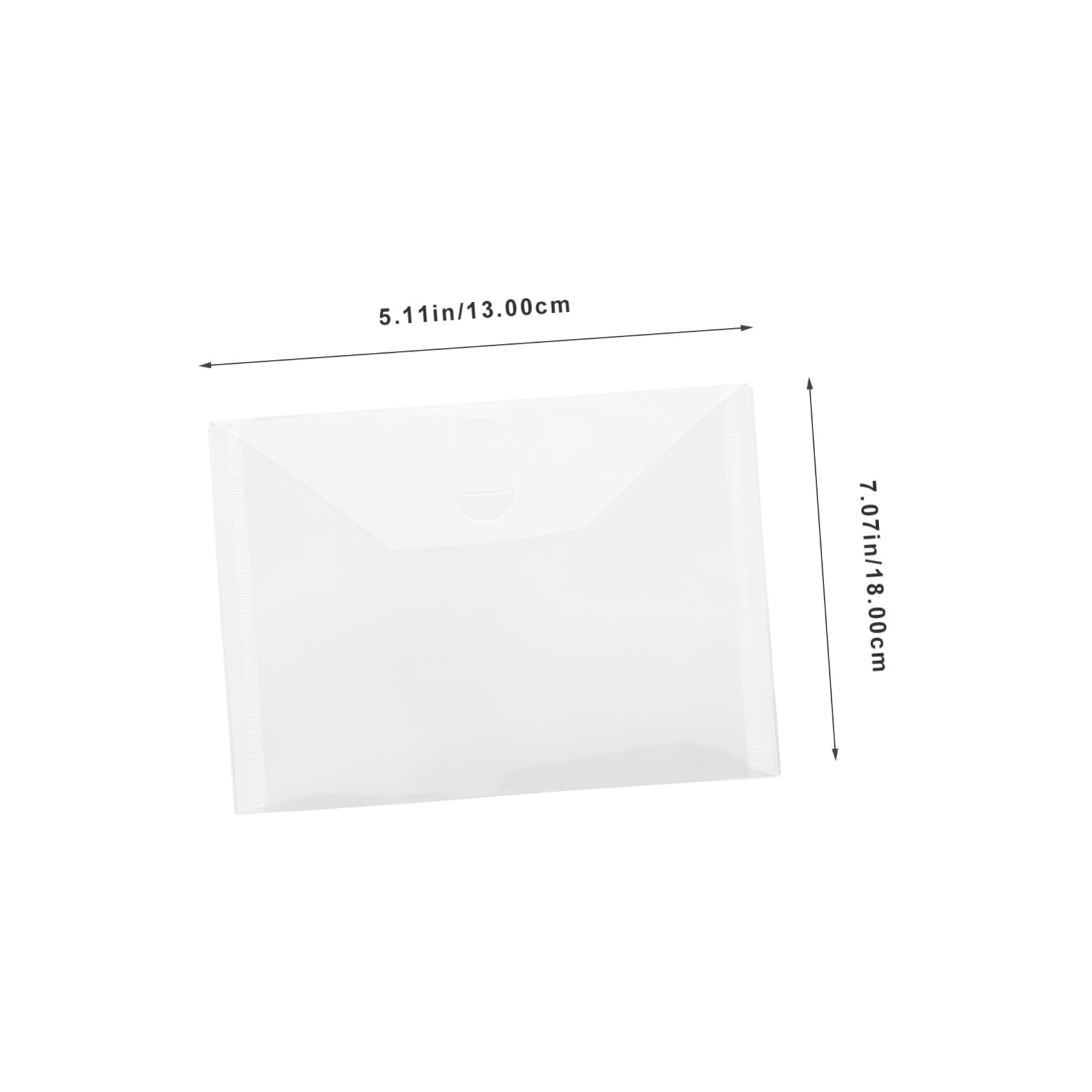 Tofficu 5 Pack Pouches for Stencils Templates 180x130mm Bill Organizer Portable Document Storage Bag