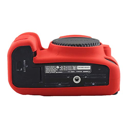 6D Mark Ii Silicone Case, Tuyung Camera Housing Case Protective Cover Skin, Compatible With Canon Eos 6D Mark Ii, Red #TOP5