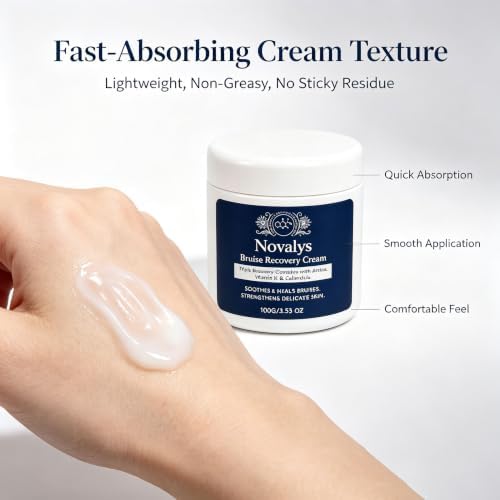 Novelys Bruise Repair Cream, No Parabens, Absorbs in Seconds, 3.5 Oz - 1