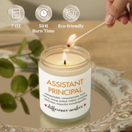 Assistant Principal Appreciation Gifts for Women Men, Lavender Candle, 7oz by Nuowagify - Used condition - Image 5