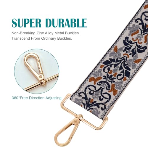 Image of Strap Purse Crossbody Bag Strap Replacement Metal Swivel Hook Shoulder Strap Guitar Strap for Crossbody Bag /luggag