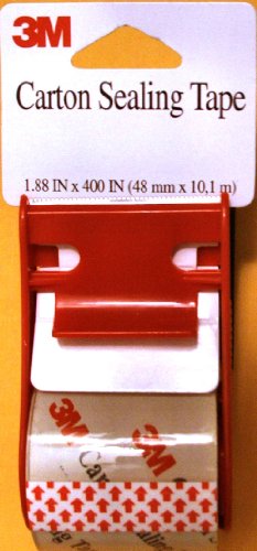 3M Carton Sealing Tape 161S-36-ESF, 1.88 in x 400 in (48 mm x 10,1 m)