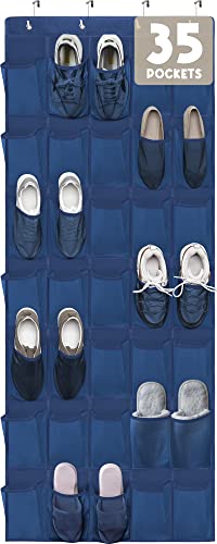 Tiblue Schuh-Organizer für die Tür sr-blue