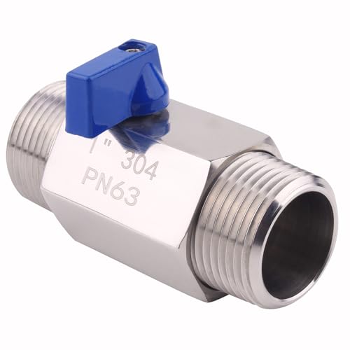 Vanne à bille 1" en acier inoxydable de haute précision NPT - 3