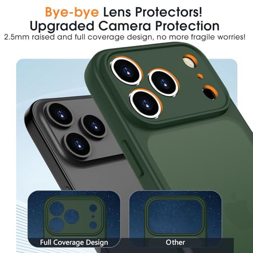 Coque iPhone 17 Pro verte antichoc : finis les écrans brisés et les rayures - 3