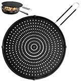 Apidgrowth Silicone Splatter Screen for Frying Pan,13inch Grease Splatter Guard,Heat-Resistant Splatter Guards for Cooking,Dishwasher Safe