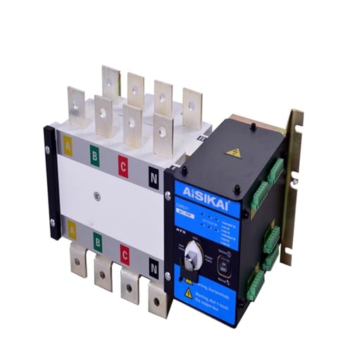 Controlador ATS 630A 4P, Interruptor de Transferencia automática de Doble Potencia, Piezas de 220 V, 380 V, Tablero de generador eléctrico diésel trifásico