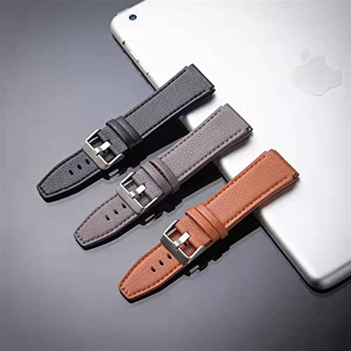 Correa de cuero 22mm para Huawei Watch 3 Pro miniatura 6