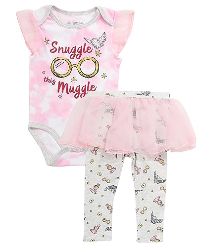 Image of Harry Potter Baby Girl's Creeper Tutu Short Sleeve Baby Bodysuit