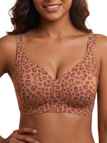 Image of JellyLift Seamless Wireless Jelly Bra for Women | No Underwire, Deep V Invisible T-Shirt Bra | 360 Jelly Support, Adjustable Straps | S-3XL
