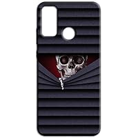 Mixroom - Cover Custodia Back case In TPU Silicone Morbida Per Huawei P Smart 2020 Fantasia Ancore Sfondo Blu M498