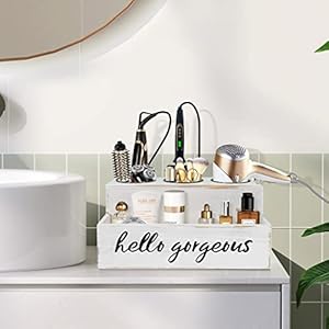 Unistyle Hair Dryer Holder Counter,Hair Tool Organier,Hair Accessories Organizer for Bathroom Counter Storage,Hair Organizer Storage for Hair StylingTools,Makeup,Straightener,Brush,Vanity,Salon,White Unistyle Hair Dryer Holder CounterHair Tool OrganierHair Accessories Organizer for Bathroom Counter StorageHair Organizer Storage for Hair StylingToolsMakeupStraightenerBrushVanitySalonWhite