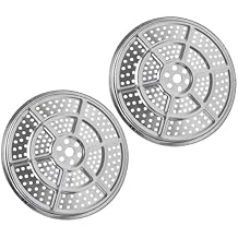 2 Packs Canner Rack For Presto Cookers, 11inch 28 cm Canning Racks for Pressure Canners Presto 01781 23-Quart,Stainless Steel