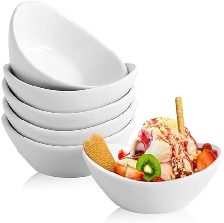 HENXFEN LEAD Dipping Bowls Set Of 6, 3 Oz Small Ceramic Sauce Dishes For Soy Sauce, Condiments, Appetizers & Snacks – Mini Serving Bowls For Sushi, BBQ & Parties - View #3