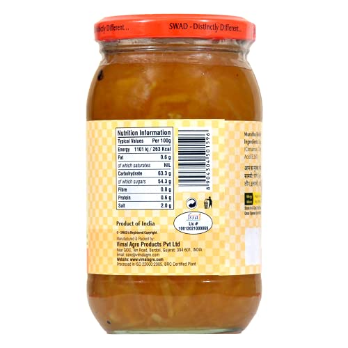 Image of SWAD Distinctly Different and Delicious Mango Murabba / Aam ka Murabba / Homemade Mango Murabba / Keri No Murabbo 500g Pack of 3