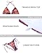 Pinup Fashion 3 Piece Swimsuits Women Red Colorful Bathing Suit with Cover Up Set Sexy Bikini with Mesh Coverup S-XL