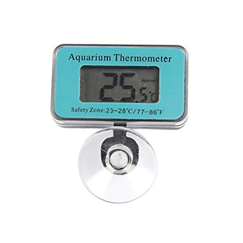 Kylewo Digital thermometer with suction cup, aquarium thermometer, waterproof, digital, LCD display