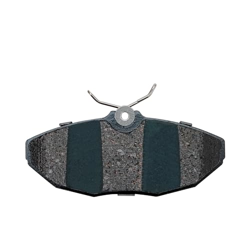Image of Detroit Axle - Rear Brake Pads for Ford Thunderbird Dodge Viper Jaguar S-Type Vanden Plas XJ8 Lincoln LS Ceramic Brake Pads w /Hardware Replacement