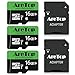 Aretop Micro SD Karte 16GB 3er Pack,Speicherkarte Micro SD+2 Adapter, UHS-I,U1,C10,Full HD-Videoaufnahme Micro SD Memory Karte für Kamera/Smartphone/Drohne/Dash Cam,Bis zu 90 MB/s
