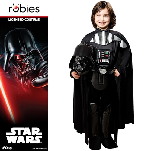 Rubies Official Disney Star Wars Deluxe Darth Vader, Children Costume - Large Halloween - Image 6