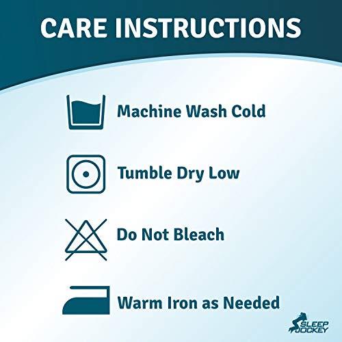 Sleep Jockey Pillow Cover For Bed Wedge - 100% Soft Egyptian Cotton Wedge Pillow Case Cover With Zipper - Multiple Sizes To Fit Most Sleep Wedges - Easy Care, Long Lasting (8", Light Gray) #TOP4