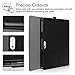 Fintie Case for Microsoft Surface Go 4/3/2/1 (2023/2021/2020/2018) - Multiple Angle Viewing Portfolio Business Cover, Compatible with Type Cover Keyboard, Black