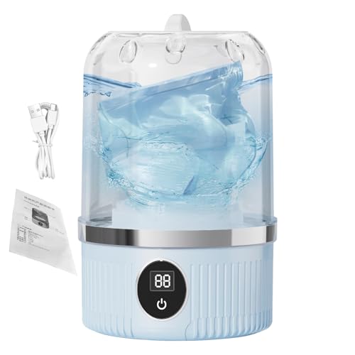Lavadora Portátil - Mini Lavadora Plegable 10L, Bajo Consumo De Agua Y Energía, 3 Modos De Limpieza | Lavadora Compacta Para Ropa De Bebé Ropa Interior Calcetines