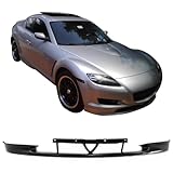 Front Bumper Lip Compatible with 2004-2008 Mazda RX8, Factory Style PU Black Front Lip Spoiler Splitter by IKON MOTORSPORTS, 2005 2006